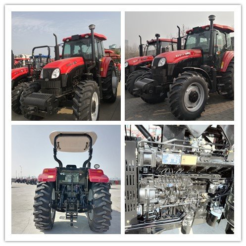 YTO 140HP 4X4 Farm Wheeled Tractor YTO-EX1404 Farm Tractor With Disc Plough