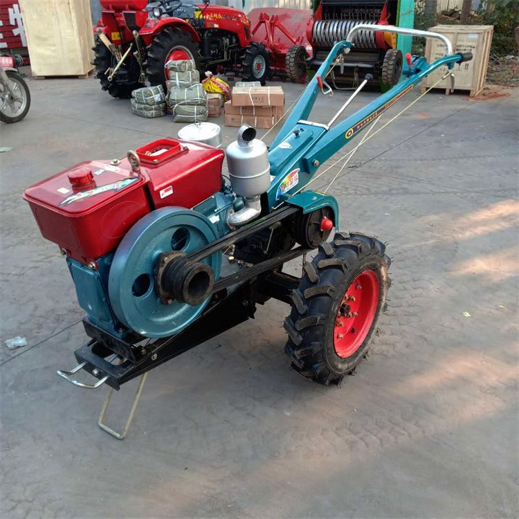 High Efficiency Farm Small Hand-walking-tractor-prices Diesel Engine 15hp 18hp 20hp Two Wheel Hand Driven Tractor