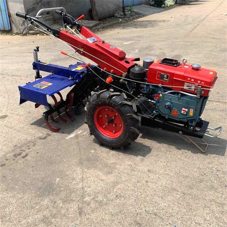 High Efficiency Farm Small Hand-walking-tractor-prices Diesel Engine 15hp 18hp 20hp Two Wheel Hand Driven Tractor