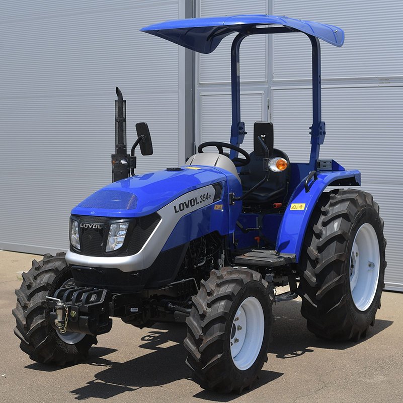 Small Mini Garden Farm Tractor with Front Loader 35hp Tractors 4x4 Agricultural