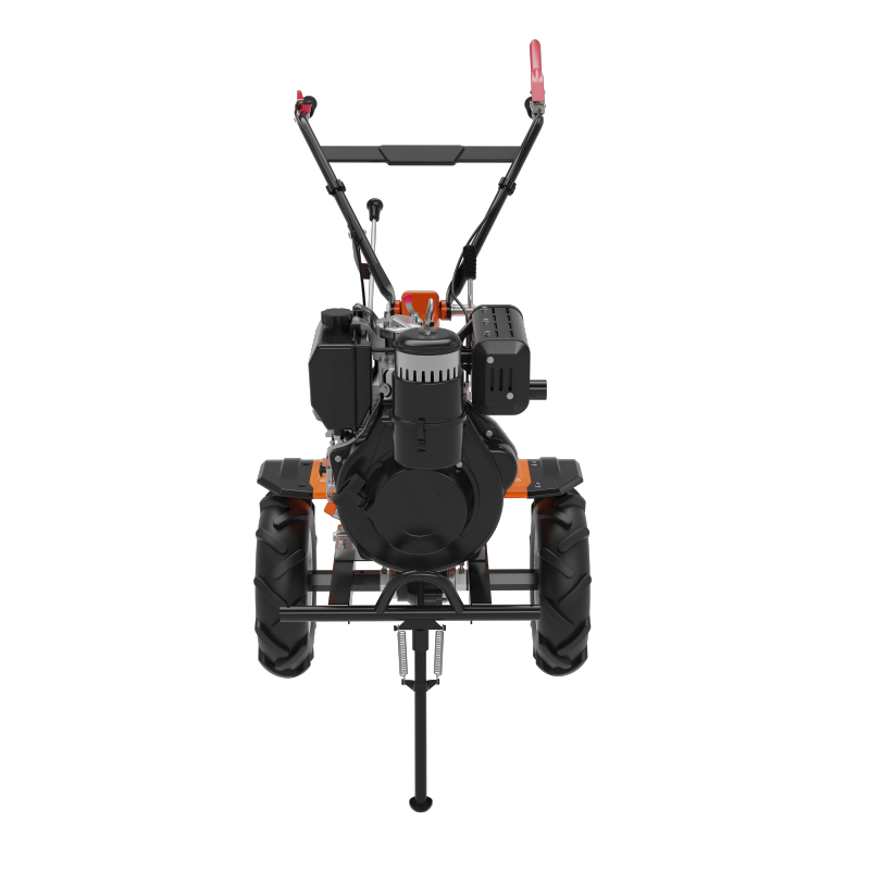 Hwasdan 2024 Diesel Engine Mini Power Tiller Hot Selling Rotary Cultivator for Agriculture for Tractor Manual Use Condition Used