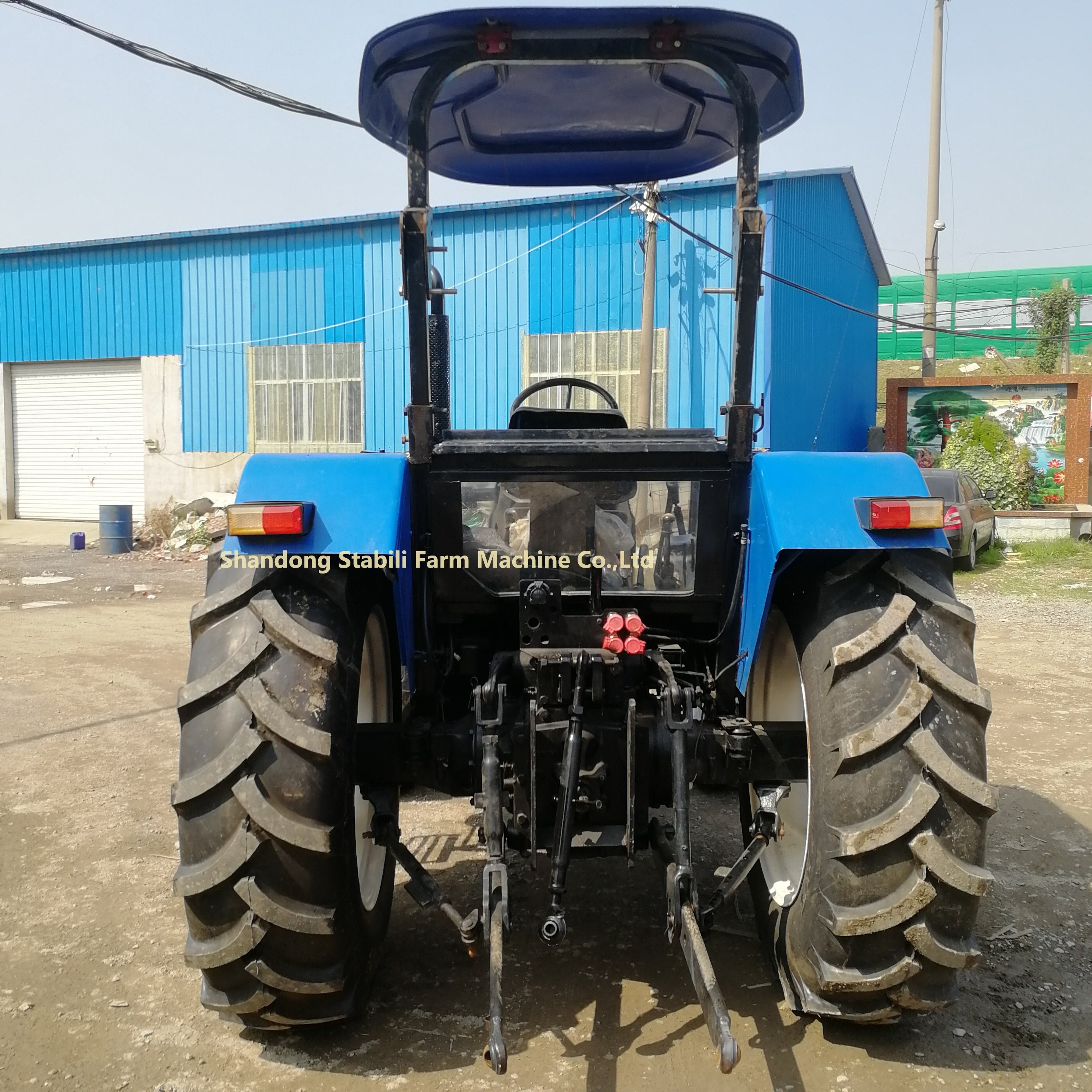 Used/second Hand Farm Wheel Tractors New Holland SNH804 80hp 4x4wd Agricultural Machinery Front End Loader