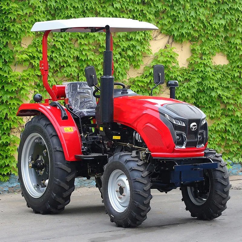 Chinese Farm Garden Agricultural 4X4 4WD Diesel Compact Mini Small 50HP 504 60HP 604 Series Farm Tractors