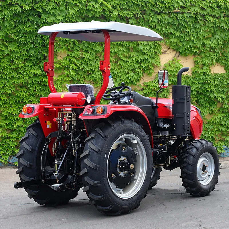 Chinese Farm Garden Agricultural 4X4 4WD Diesel Compact Mini Small 50HP 504 60HP 604 Series Farm Tractors