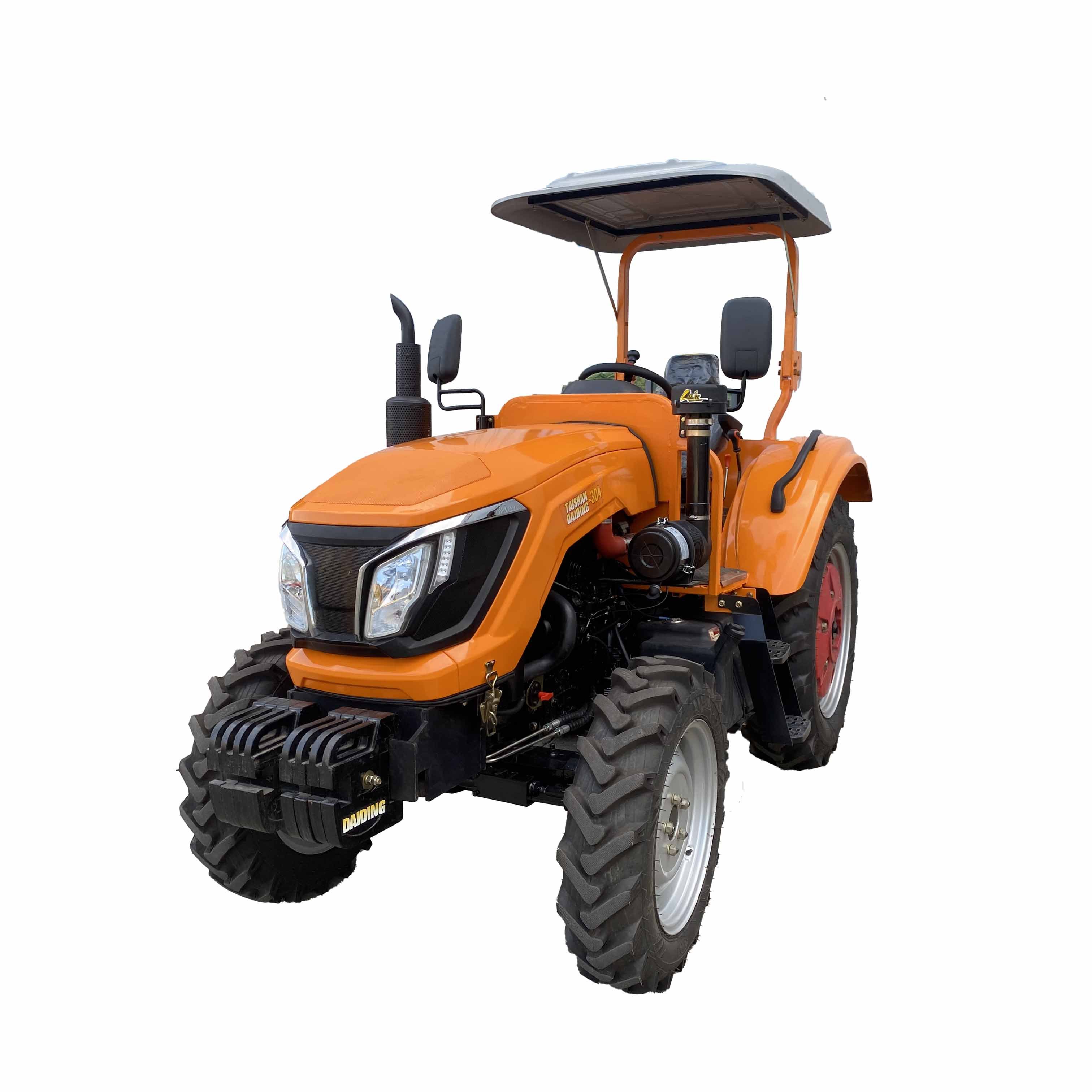 Chinese Small Farm Four Wheel Agricultural Tractors Electric Tractor for Sale