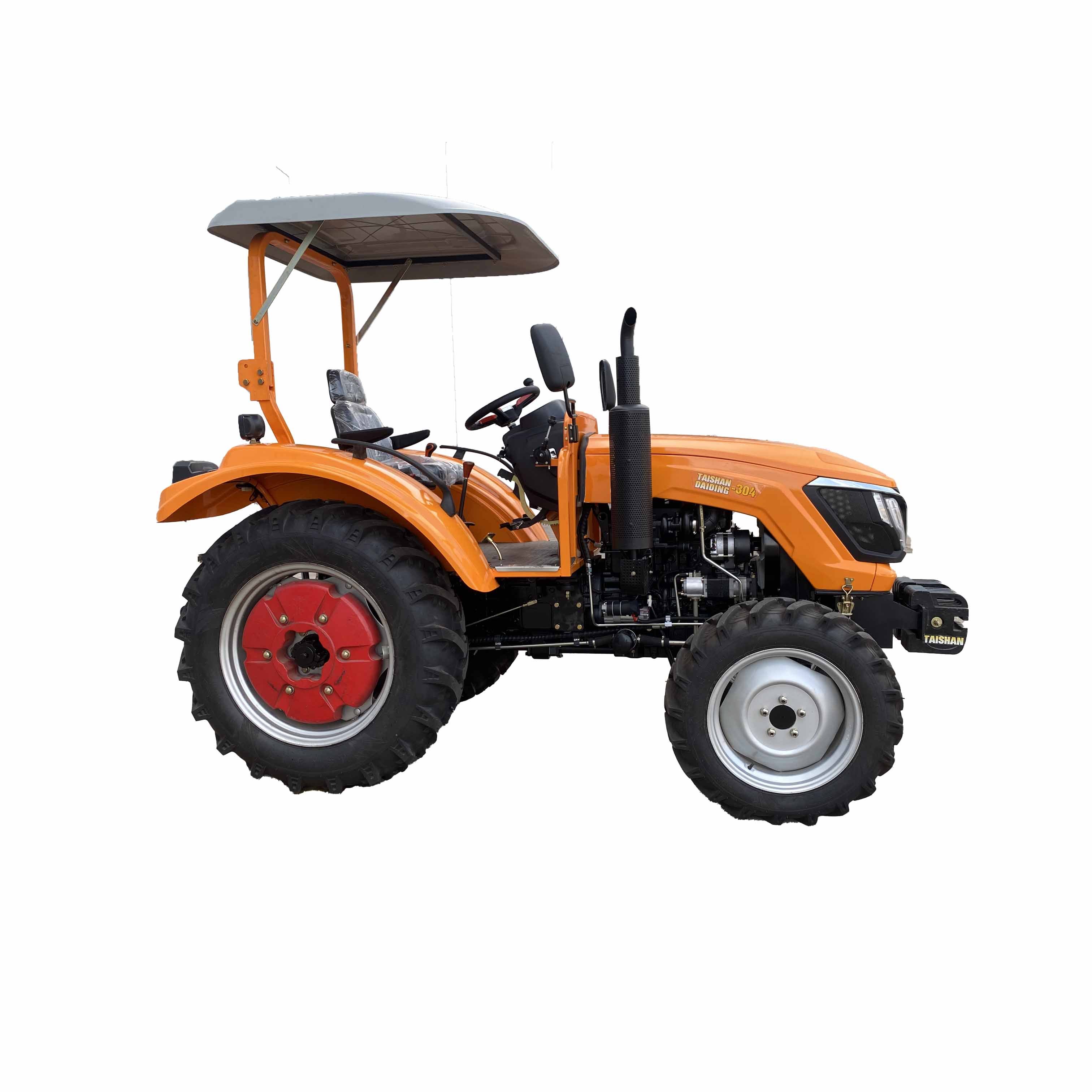 Chinese Small Farm Four Wheel Agricultural Tractors Electric Tractor for Sale