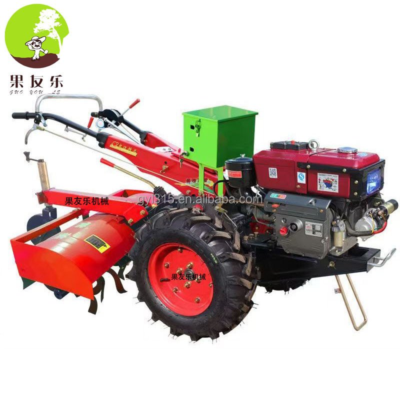 Chinese Farm 15Hp 18Hp 20Hp Diesel Hand Walking Tractors for Agriculture Used