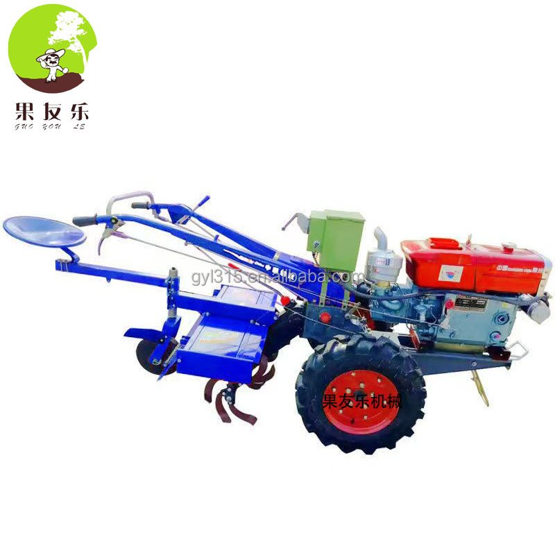 Chinese Farm 15Hp 18Hp 20Hp Diesel Hand Walking Tractors for Agriculture Used