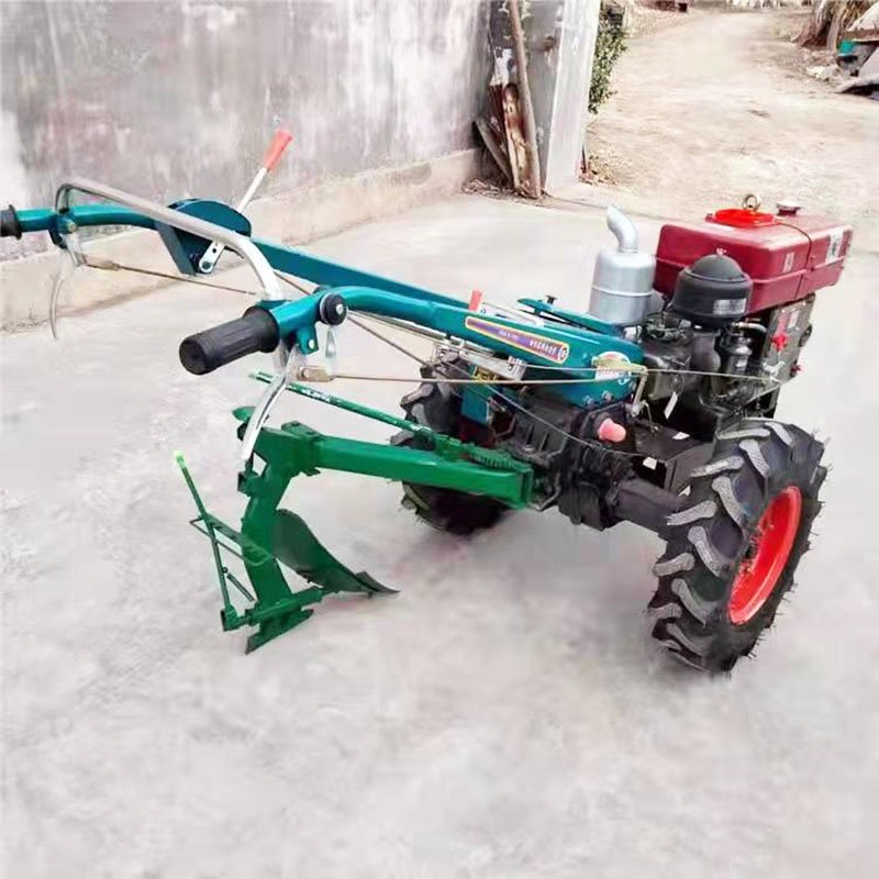CHINA Mini Electric Start Walk Behind Tractor Push by Hand Two Wheels Tractor