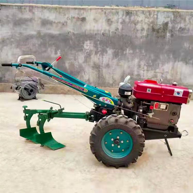 CHINA Mini Electric Start Walk Behind Tractor Push by Hand Two Wheels Tractor