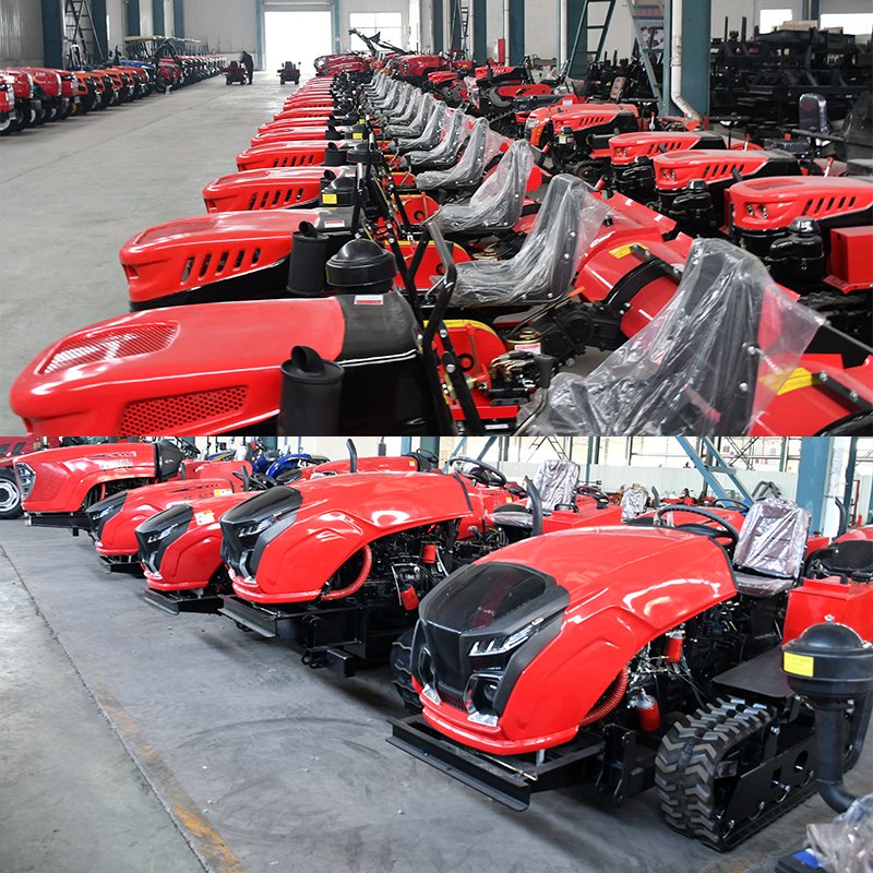 Best Selling Changchai Engine Gearbox 25HP Mini 4WD Crawler Rotavator 2WD Wheel for Garden Farm Agriculture
