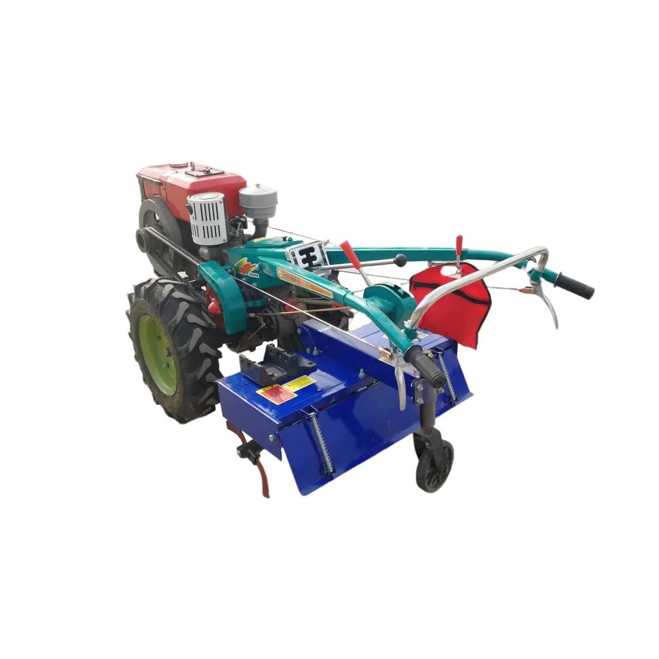 Farm Machinery Agricultural Equipment Mini Tractor Walking With Paddy Wheel Cultivator Machine