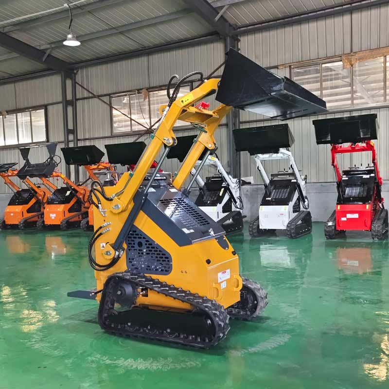 Fast Delivery Hr460 460kg Mini Track Crawler Skid Steer Loader With Forest Mulcher
