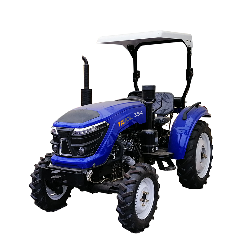 Tavol 354 Model 35hp 4wd Agriculture Wheel Tractors with Canopy Multifunctional Truck Accessories Tractor Prices Gear Box 1400