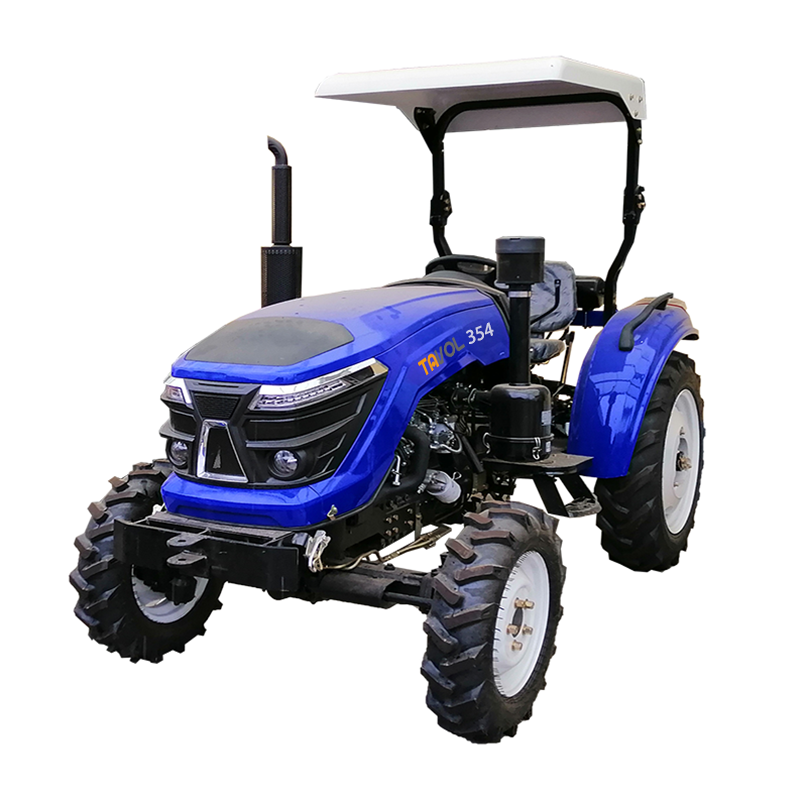 Tavol 354 Model 35hp 4wd Agriculture Wheel Tractors with Canopy Multifunctional Truck Accessories Tractor Prices Gear Box 1400