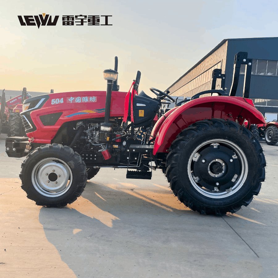 2023 New 50hp 60hp 70hp 80hp Traktor Farm Mini Tractor 4x4 Agriculture