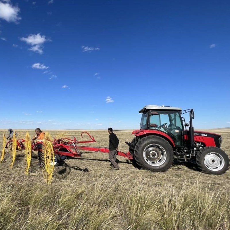 YTO 90HP Diesel 4WD Mini Farm Tractor Multifunctional 4-Wheel Front End Loader with Engine Gearbox for Small Farms Agriculture