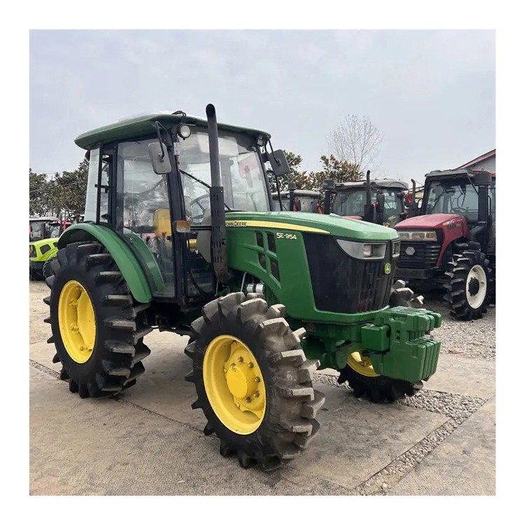 120HP Used Tractor Agriculture Second-Hand JOHNN a DEERE 1204 Tractors