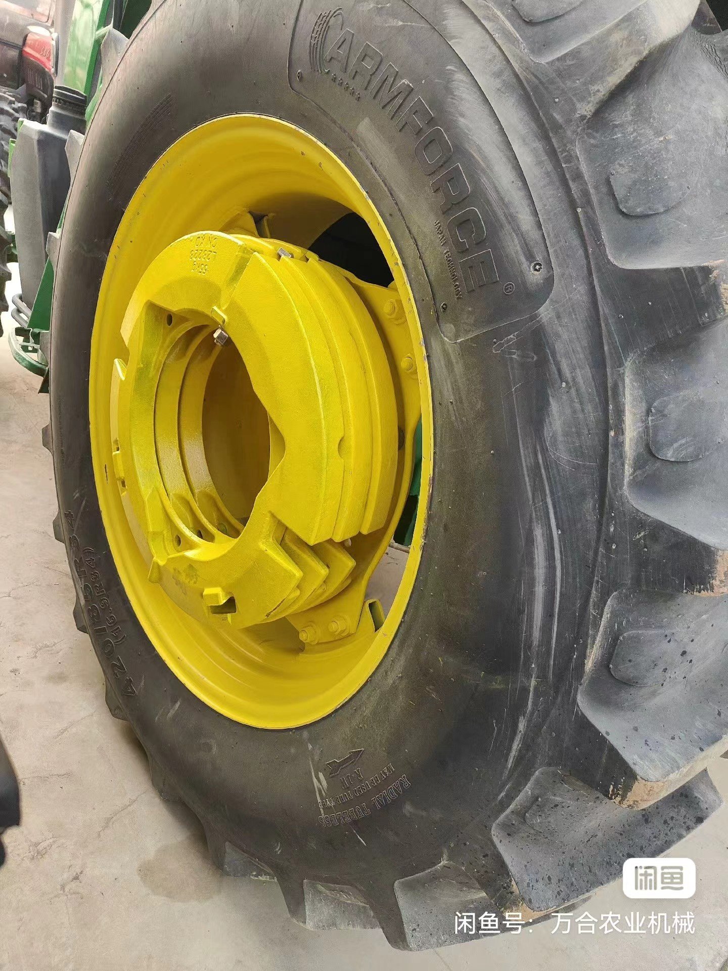 Used Tractor J Deere 6B1204 Second Hand/new Wheel Tractors 4x4wd JOHNNY Deere 120hp with Small Mini Compact Farm Equipment
