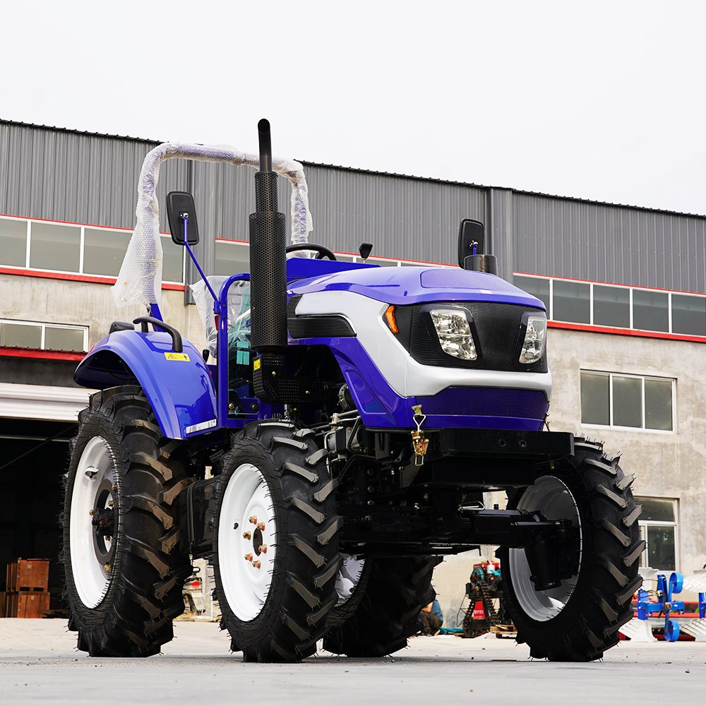 Factory Directly Supply Farm Cultivators Mini Tiller Rotary 50hp 60hp 70hp Wheeled Tractor Agricultural With Best Price