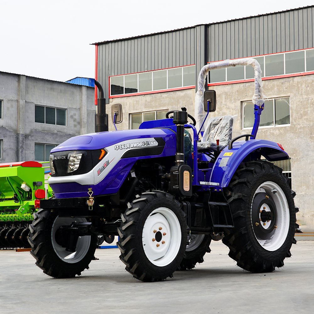 Factory Directly Supply Farm Cultivators Mini Tiller Rotary 50hp 60hp 70hp Wheeled Tractor Agricultural With Best Price