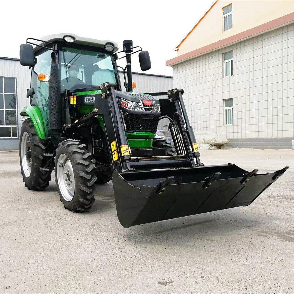 70 Tractor Farming Mini Tractor 70hp Tractors for Agriculturewith Front Loading and Backhoe Digger