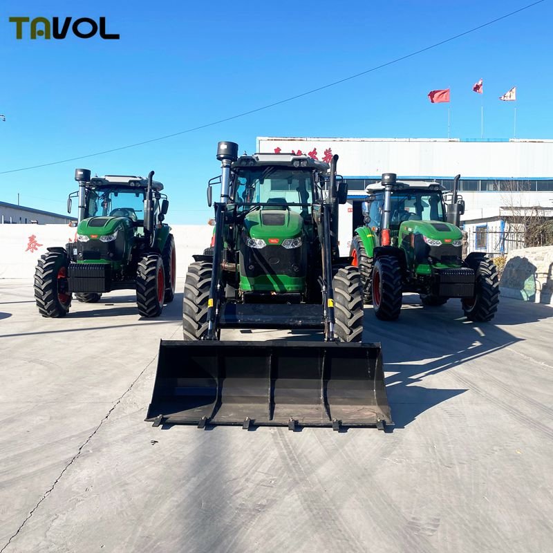 High Quality 120-150HP Mini 4x4 Tractor Small and Big 4WD Farming Machine with Used YTO Engine Factory Price Used Condition