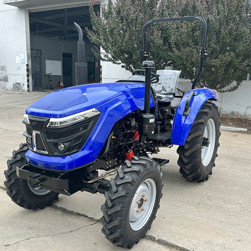 4WD 50hp Agricultural Equipment Multifunctional Small Mini Farm Tractors for Home Use With Engine Core Wheel Tractor