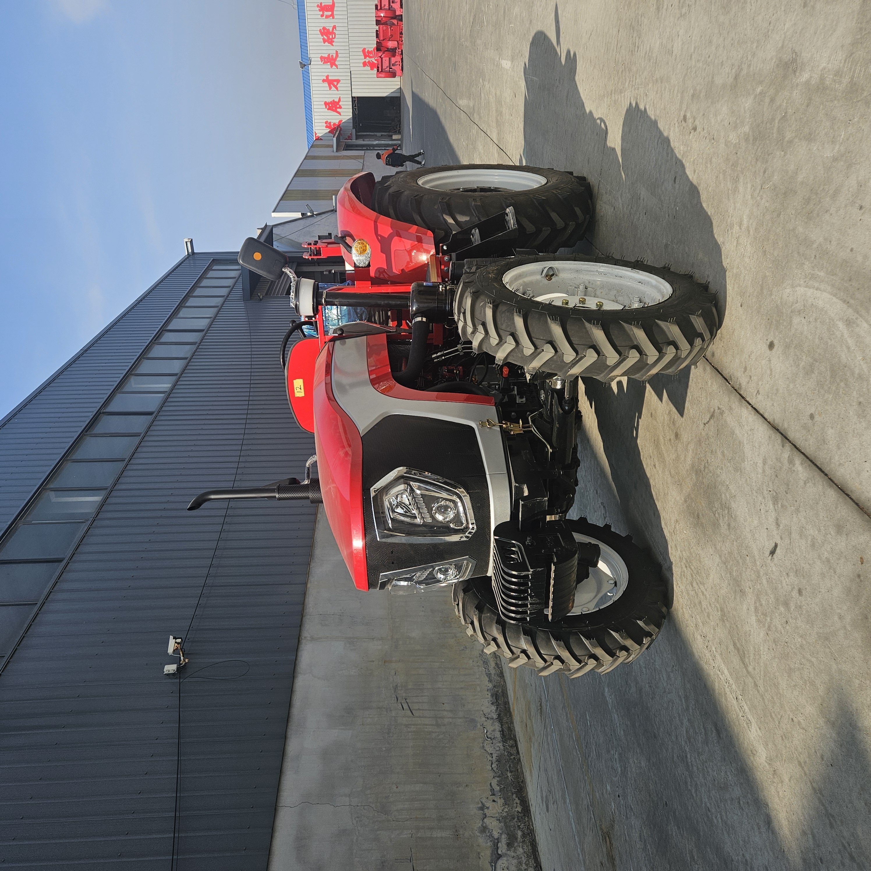 Free Delivery 90hp 100hp 120hp Tractor with Front-end Loader Agricultural Tractor Accessories for Sale