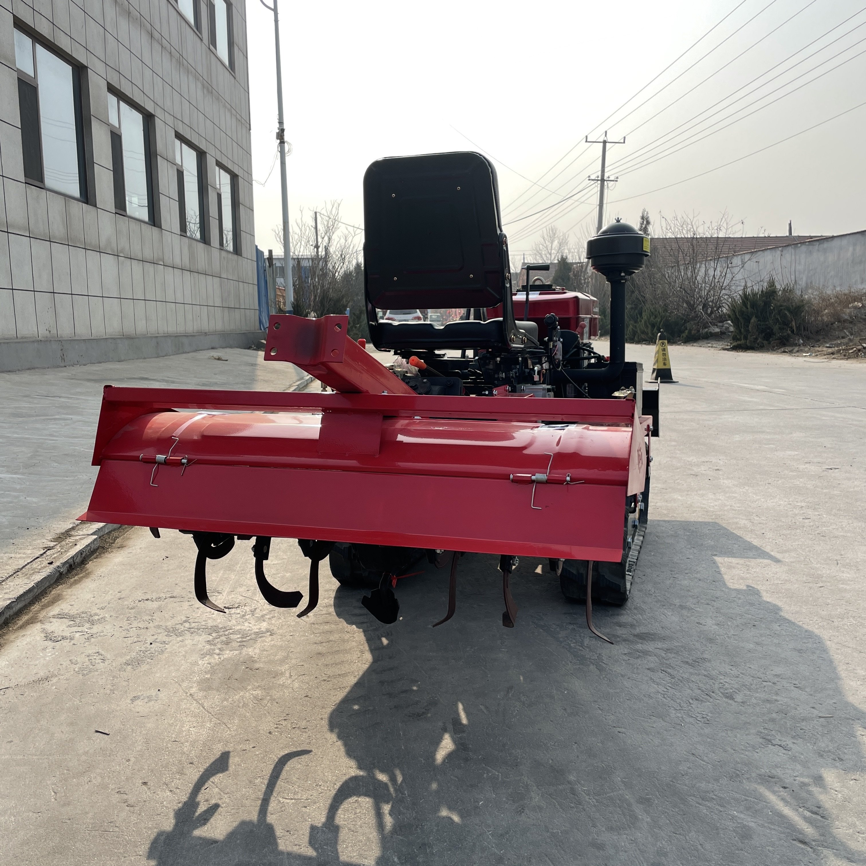 High-quality 25HP Rotary Tiller Agricultural Machinery for Dry Land Small Tractor With Rubber Track and New Diesel Rotary Tiller