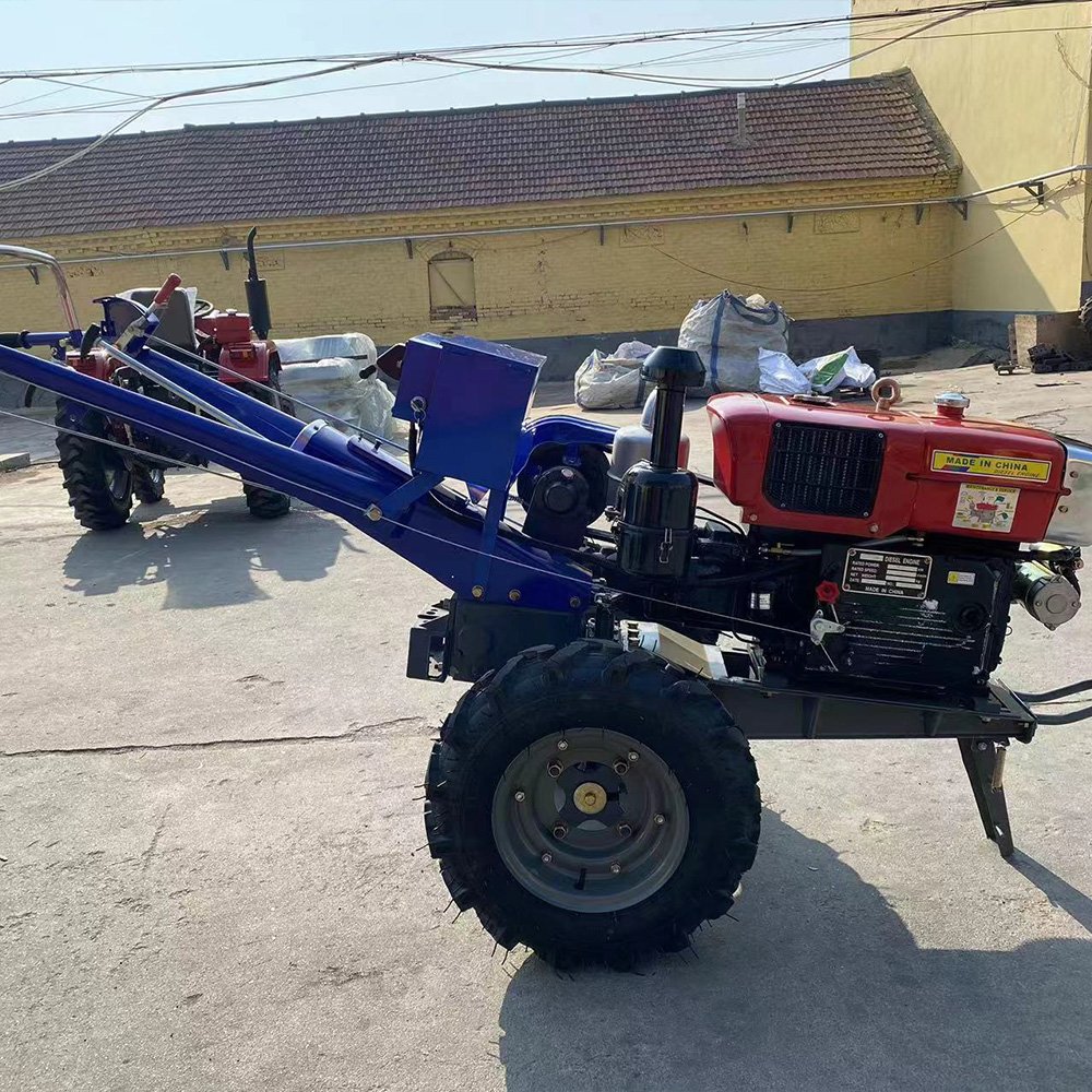 Agricultural Machinery Equipment diesel Cultivator Motocultor Two Wheel Gasoline Power Mini Tiller 10hp 8HP 14HP Walking Tractor
