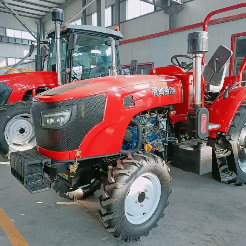 High Quality Straw Return to the Field Grass Cutter Two Wheel Drive Fertilizing Sowing Micro-tiller 50 Hp Four Wheel Tractor