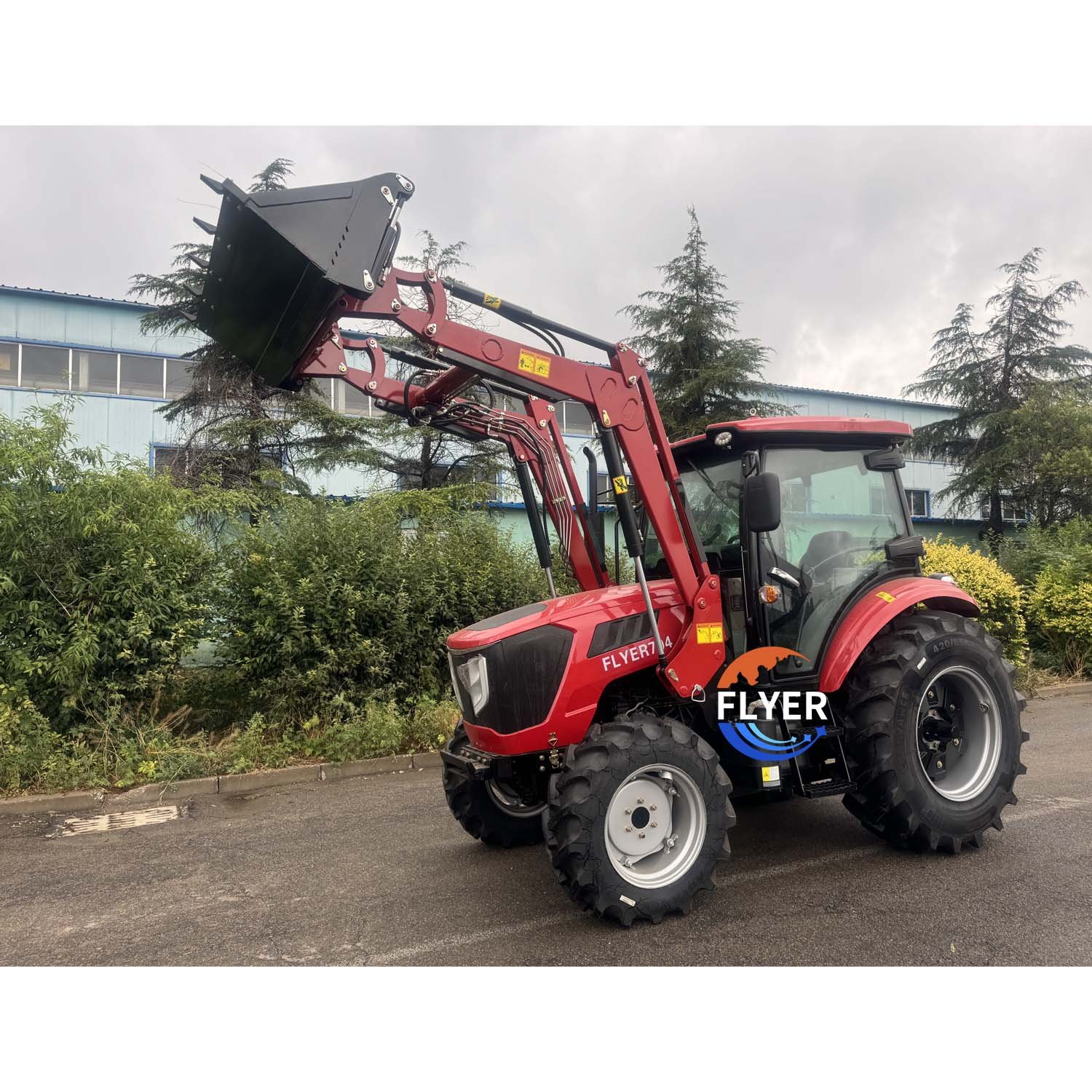 Big Tractor 70HP Diesel Engine 4WD Bearing Components Agricultural Farm Equipment Manufacturing Diesel Fuel