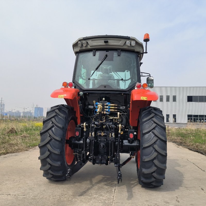 Newest Multifunctional Mini Farm Diesel Tractor 90hp Agriculture at Chinese Tractors Prices Red