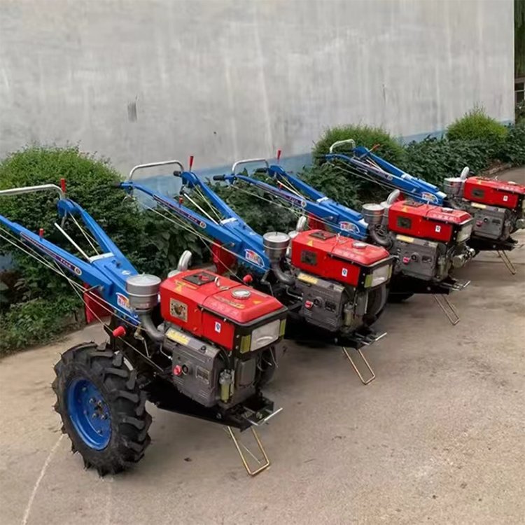 22Hp Diesel Engine Tiller Walking Tractor/ Professional Agricultural Machine/ Diesel Engine Tractor Mini Walking Tractor