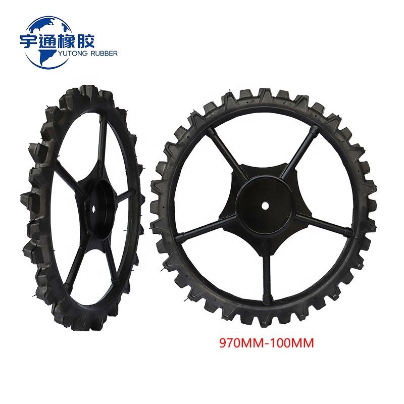 YFactory Supply Agricultural Solid Rubber Wheels Tractor 970x100mm Kubota Sprayer Tractor Tires