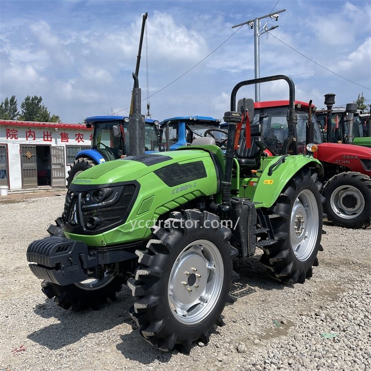 Fairly Used 80hp Agricultural 4 Wheel Tractor Deutz Fahr with Parts and Accessories