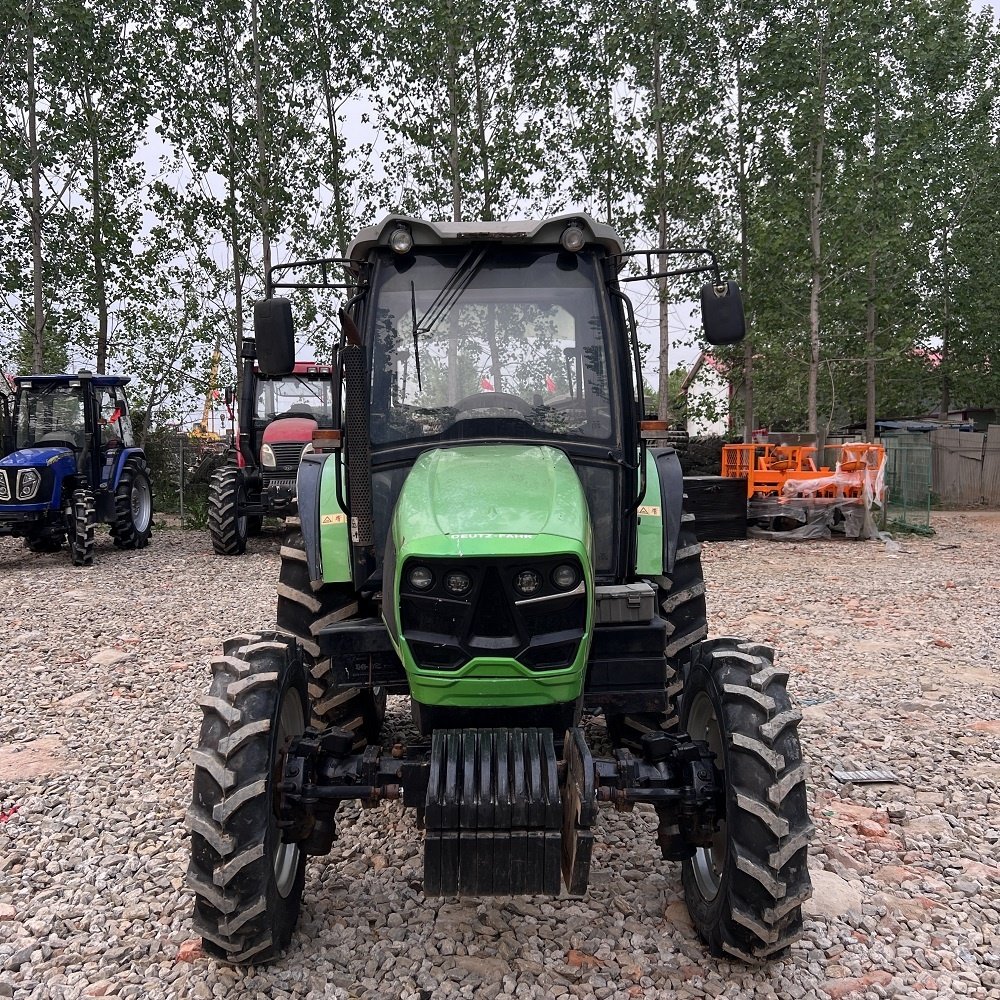 Fairly Used 80hp Agricultural 4 Wheel Tractor Deutz Fahr with Parts and Accessories