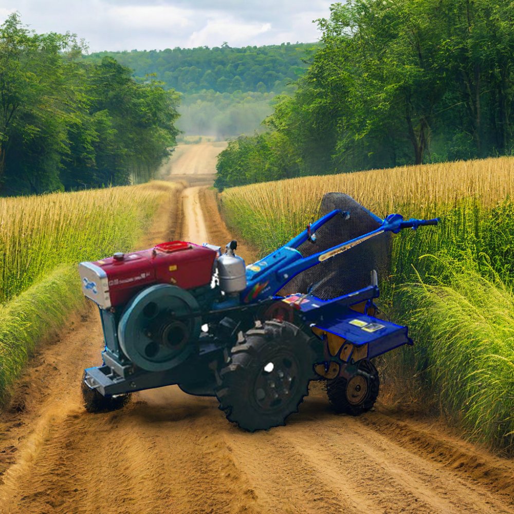 New 18HP-35hp 2-Wheel Power Tiller Mini Farm Tractor Manual Hand-Operated for Rice Field with Reliable Engine Promotion