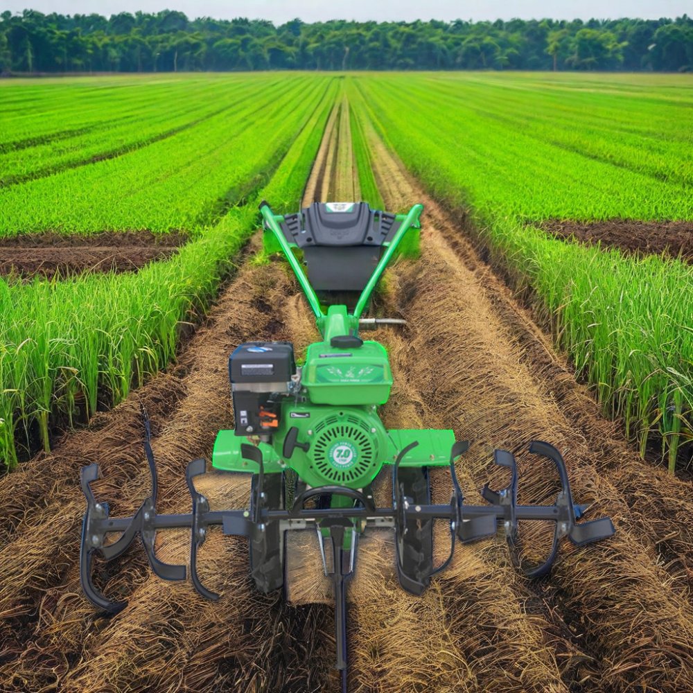 New 18HP-35hp 2-Wheel Power Tiller Mini Farm Tractor Manual Hand-Operated for Rice Field with Reliable Engine Promotion