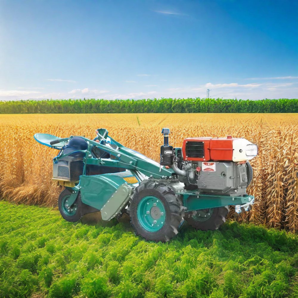 New 18HP-35hp 2-Wheel Power Tiller Mini Farm Tractor Manual Hand-Operated for Rice Field with Reliable Engine Promotion