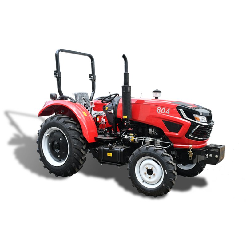 Ce Certified 4WD 4x4 Mini Farm Tractor 50HP 60HP Diesel Fuel Walking Type Cheap Agricultural Machinery Free Shipping