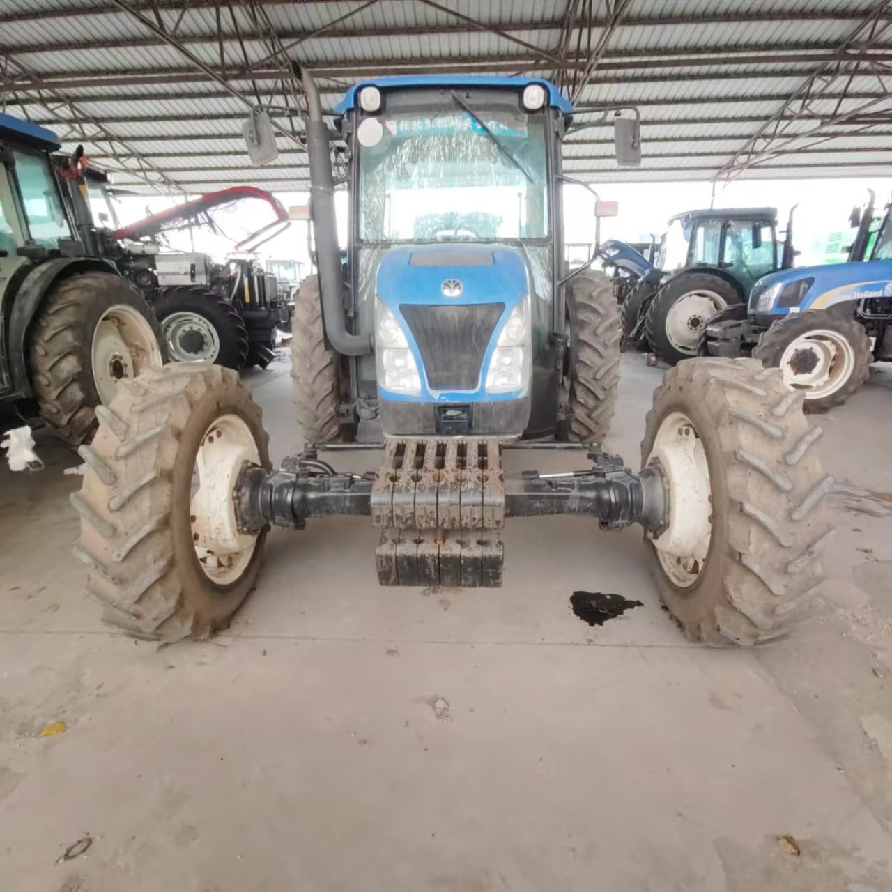 used tractor N Holland T4040N 85hp 4x4wd made in Italy farm equipment agricultural machinery small mini compact tractor