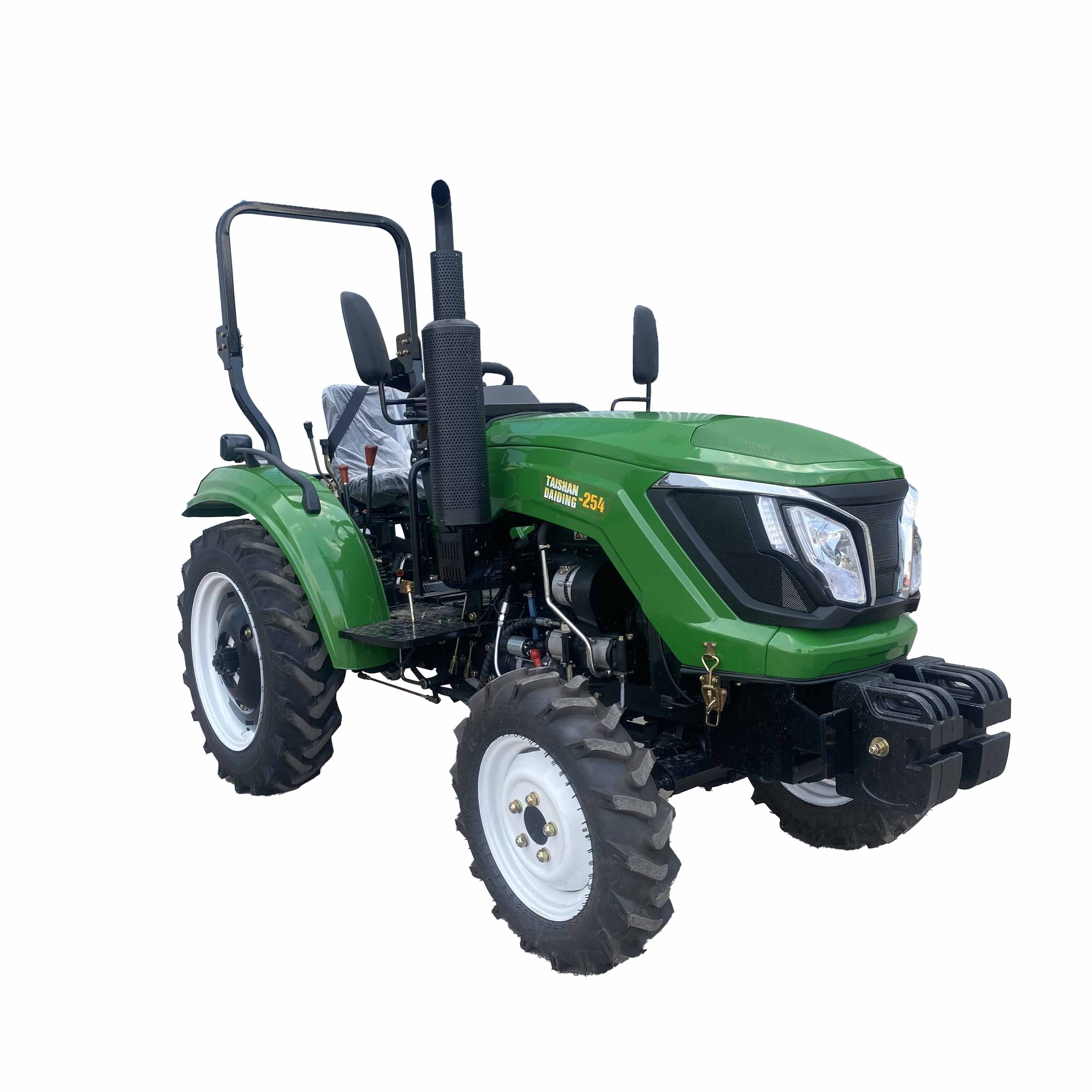 25hp Mini Farm Tractor Mounted Grass Cutter Chinese Agriculture Automatic Wheel Tractor New Condition Home Use Retail Industries