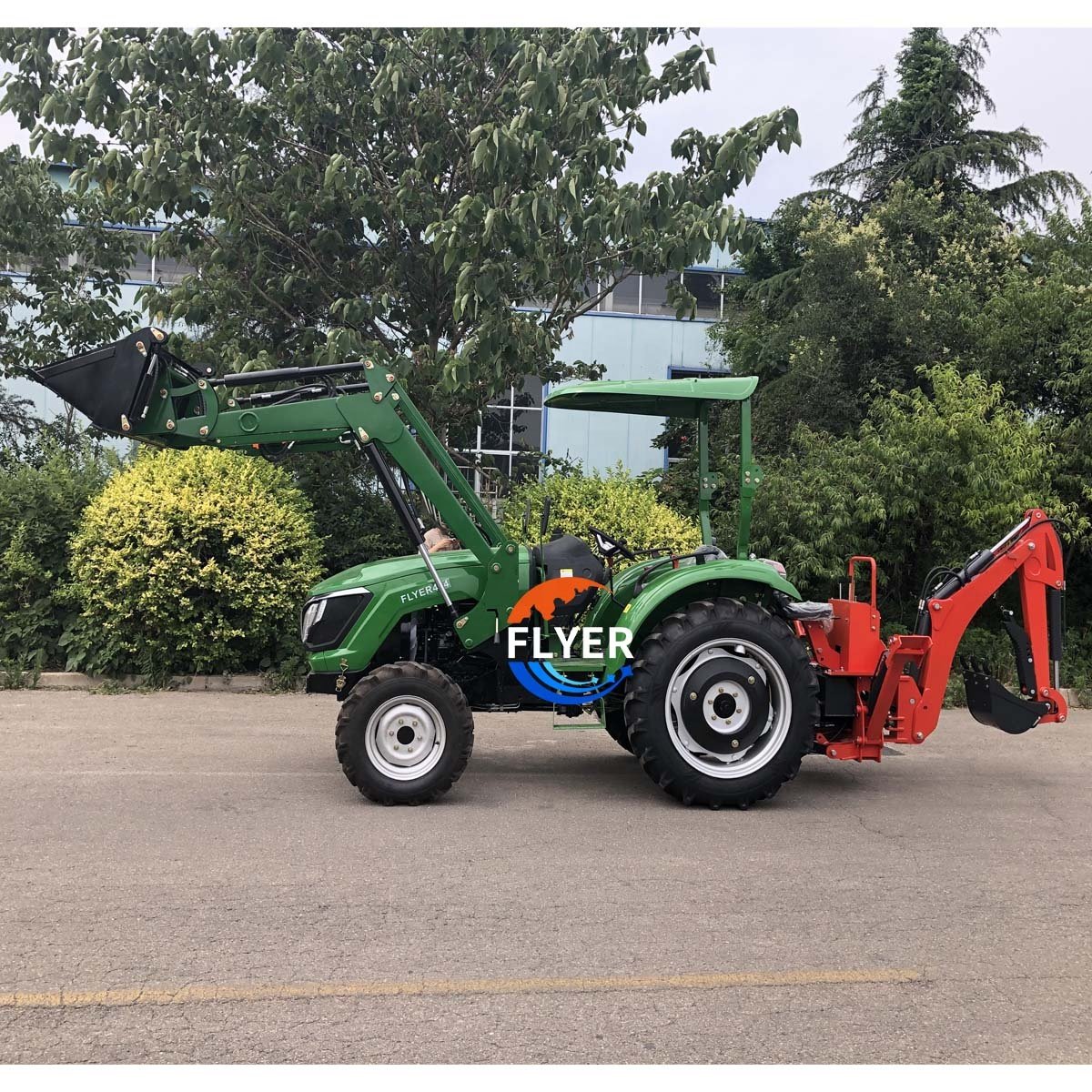 4WD 40HP Mini Farm Tractors Agriculture Farm Machinery Cheap Farm Tractor with Front End Loader for Sale