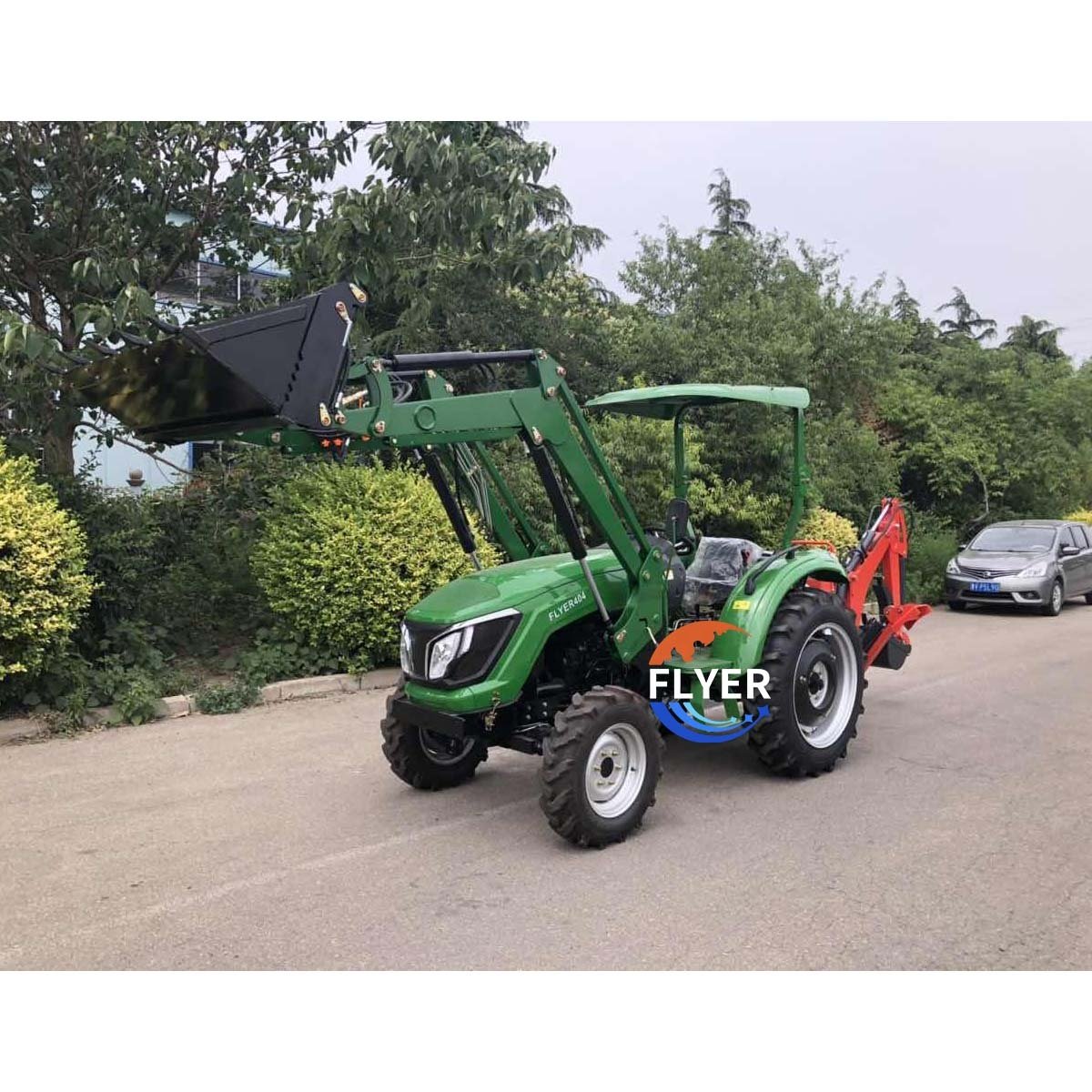 4WD 40HP Mini Farm Tractors Agriculture Farm Machinery Cheap Farm Tractor with Front End Loader for Sale