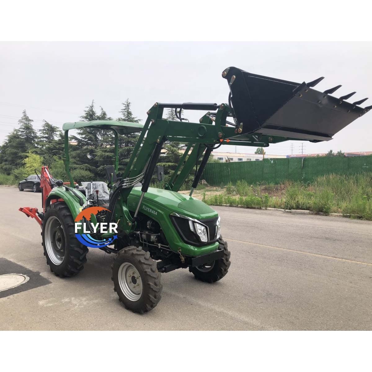4WD 40HP Mini Farm Tractors Agriculture Farm Machinery Cheap Farm Tractor with Front End Loader for Sale