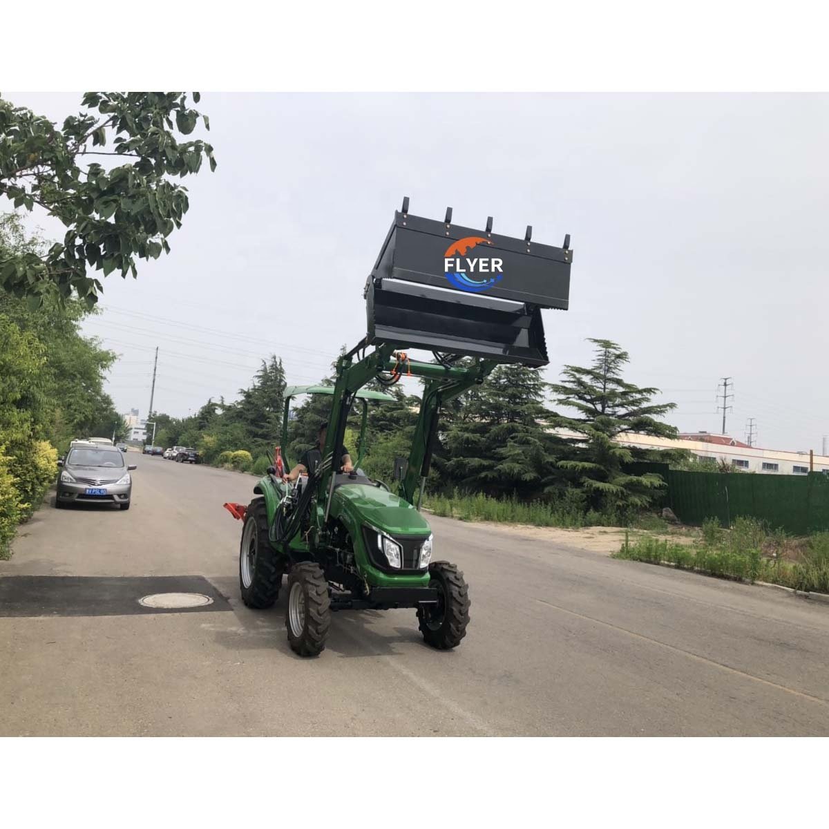 4WD 40HP Mini Farm Tractors Agriculture Farm Machinery Cheap Farm Tractor with Front End Loader for Sale