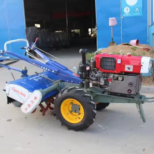 2024 Hot Sale 15-22HP Diesel Engine Multi-functional for Efficient Agricultural Tasks Walking Tractor