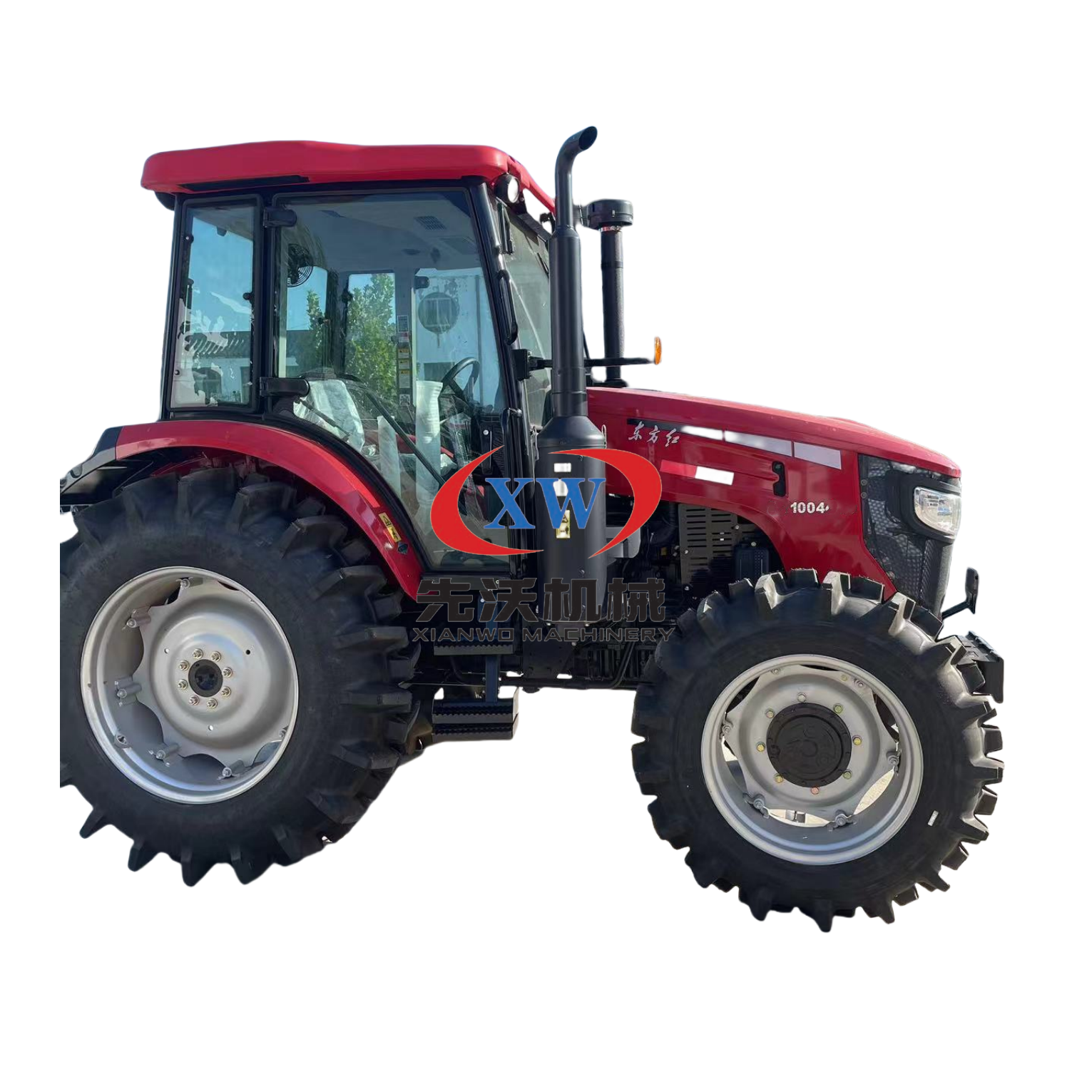 Cab Tempered Glass Door 1004 Tractor 4 Cylinder 4 Drive Agriculture Tractor Machines